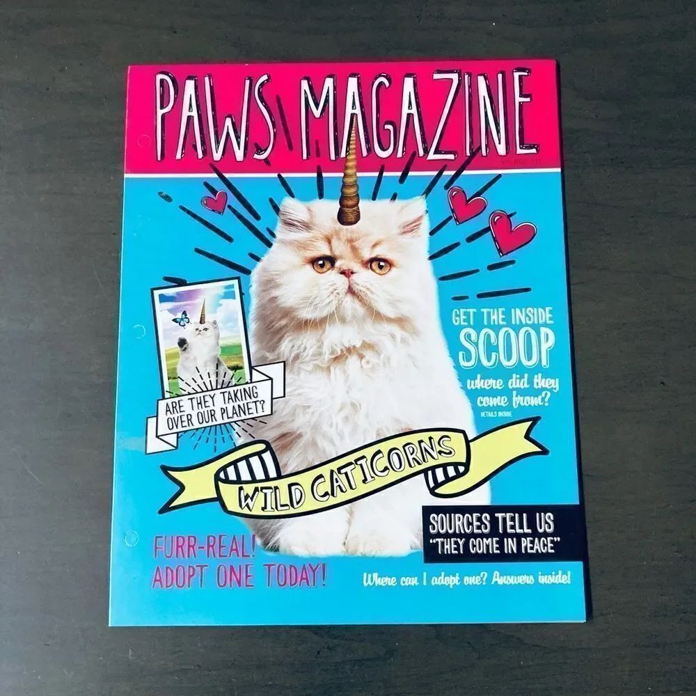 Cat Humor Magazine Cover Portfolio Folders Set - Picture 5 of 6
